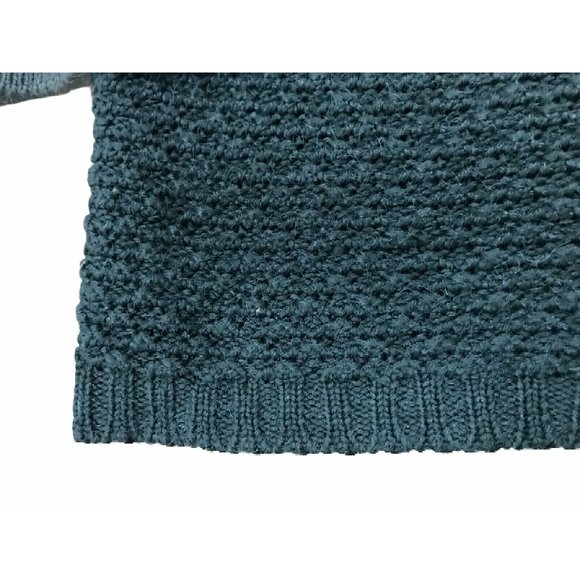 J. Jill Heavy Sweater Dark Blue Black Womens Small